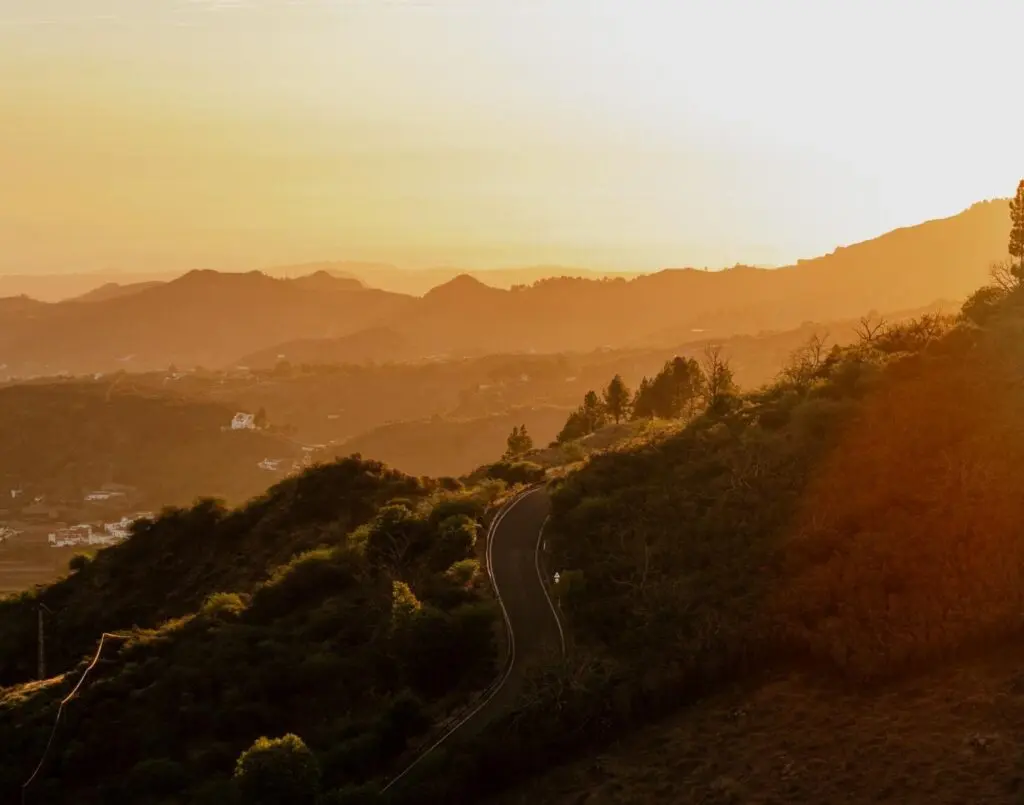 The Canary Trail sunset
