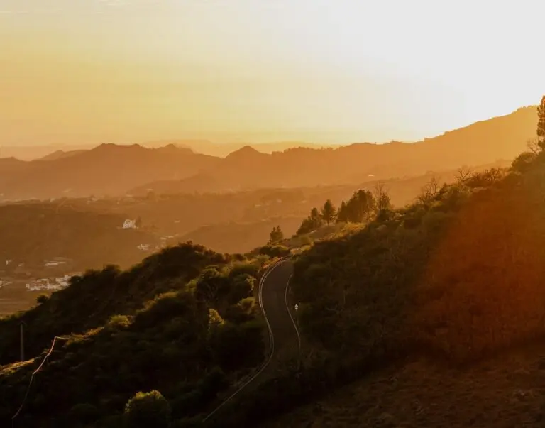The Canary Trail sunset